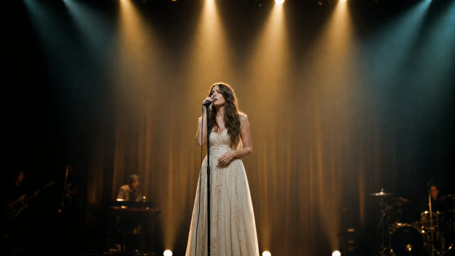 Centre stage, warm lights — Real style