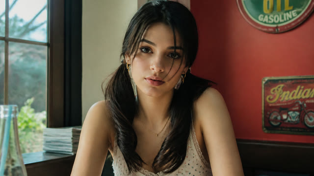 Portrait in warm afternoon light — Real style