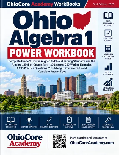 Cover of Ohio Algebra 1 Power Workbook