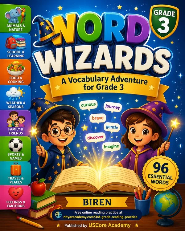 Cover of Word Wizards: Vocabulary Adventure (Grade 3)