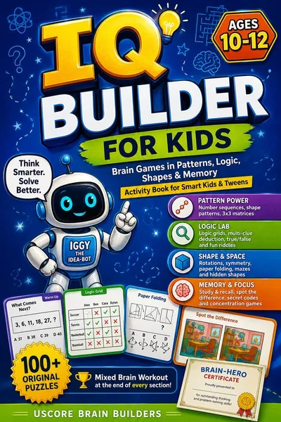 Cover of IQ Builder for Kids (Ages 10–12)