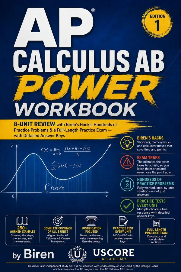 Cover of AP Calculus AB Power Workbook