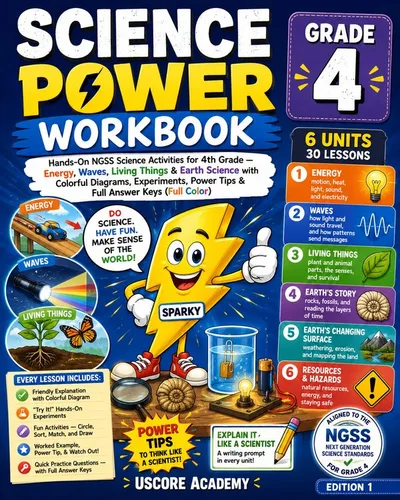 Cover of Science Power Workbook, Grade 4