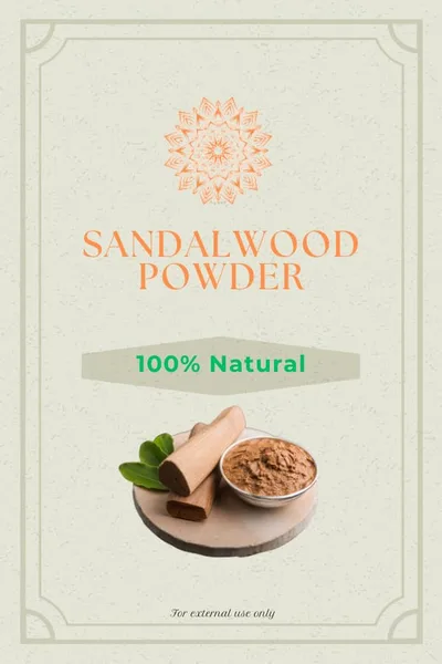 100% Natural Sandalwood Powder - 100g (Pack of 1) by Nabka-nabka